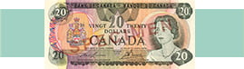 BC-54a 1979 Canada $20 Lawson-Bouey